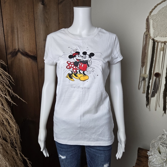 Disney Tops - Disney Parks Mickey & Minnie Fireworks Walt Disney World Tshirt
